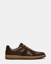 DAMAR Brown Low-Top Lace-Up Men's Sneaker | Steve Madden