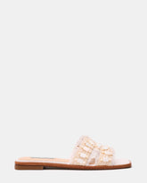 HADYN Shell Bone Raffia Women's Designer Sandal | Steve Madden