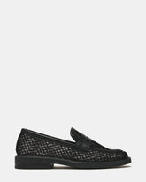 MADISON Black Mesh Women's Penny Loafer | Steve Madden