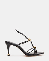 RAMOS Black Strappy Stiletto Women's Heel | Steve Madden
