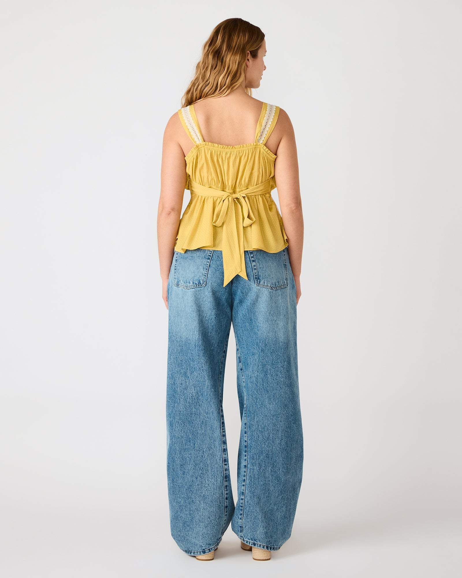 CINTHIA TOP GOLDEN LIME