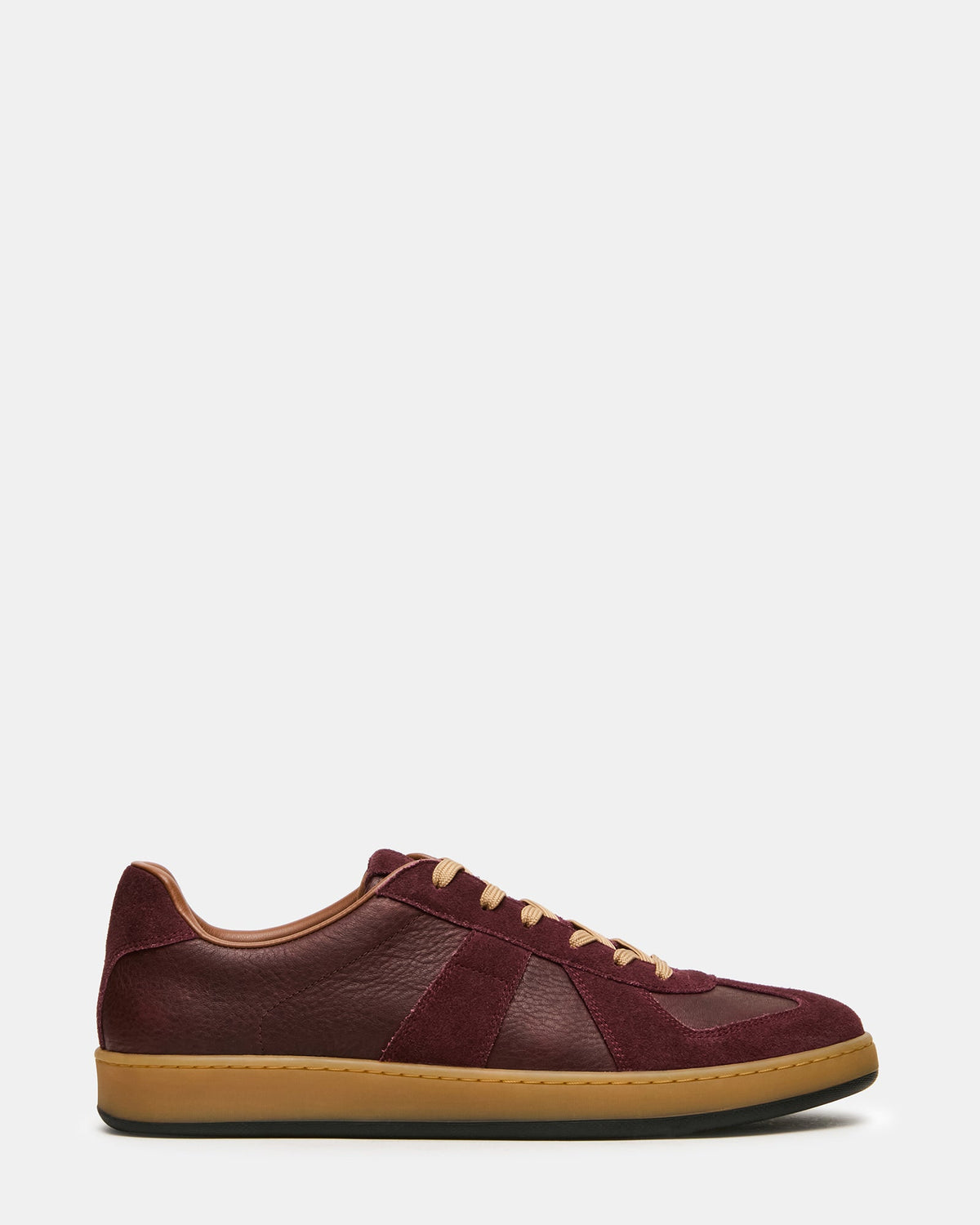 DAMAR Dark Cherry Low-Top Lace-Up Men's Sneaker | Steve Madden